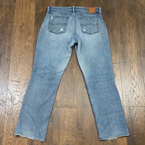 Lucky Brand Sweet Straight Ankle Distressed Jeans - Picture 5 of 5